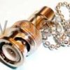 BNC terminator 75 Ohm z łańcuszkiem