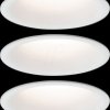 93415 Recessed light Cymbal, 3 x 6,8 W, 530 lm, 2700 K, matt white