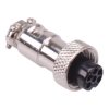 6 Way M12 Female Circular Plug Connector 5A 125V