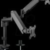 17991182 Monitor holder, 2 displays, support bar, table mounting