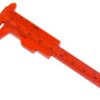 Suwmiarka plastikowa MINI 0-80mm czerwona narzędzie do pomiaru