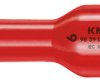 VDE 1/2 inch socket wrench, internal hexagon, L 75 mm, 98 49 08