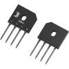 Diotec Semiconductor bridge rectifier, 700 V, 1000 V (RRM), 4 A, SIL, GBU4M-T
