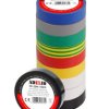 Taśma izolacyjna 20m PVC multikolor wodoodporna 19mm 10SZT.