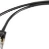 kabel LAN Renkforce RF-4538186, 1 szt., RJ45, CAT 8.1, F/FTP, 0.50 m, czarny