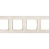 Simon 54 Premium Ramka Poczwórna Kremowa Dr4/41