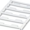 PA device marker, (L x W) 5 x 15 mm, white, sheet with 10 pcs, 0819301