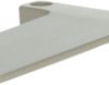 Belt clip, plastic, (L x W x H) 66 x 58.5 x 8 mm, white, CLY.7