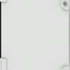 Compartment door, rectangular, sheet steel, (W x H x D) 400 x 500 x 25 mm, light gray, for built-in installation devices, 8PQ205