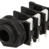 Złącze Jack 6,3mm, żeńskie, gniazdo, kątowe 90, stereo ACJS-PHOP-1