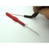sonda pomiarowa igła giętka czerwona gn. banan 4mm, 30V/10A
