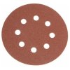 Faithfull FAIAD12580H Hook & Loop Sanding Disc DID3 Holed 125mm x 80G (Pack 25)