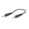 Kabel audio ROLINE 3,5 mm jack M/M, 0,2 m