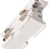 Deko Light 710015 D Line elektrischer Verbinder Element systemu szynowego wysokonapięciowego Szyna prądowa 3-fazowy biał