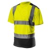 T-shirt ostrzegawczy żółty/ciemny dół NEO 9404