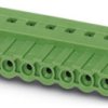 Socket header, 3 pole, pitch 5.08 mm, angled, green, 1786417