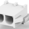 Pin header, 2 pole, pitch 6.35 mm, angled, natural, 1969796-1