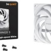 BeQuiet PURE WINGS 3 White 120mm PWM high-speed Wentylator do obudowy PC biały (S x W x G) 120 x 25 x 120 mm