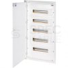 OUTLET Rozdzielnica podtynkowa metalowa 5x18 modułów IP40 (400V AC) 849x451x120mm drzwi pełne ETI