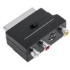 Przejście SCART(EURO) - 3xRCA+SVHS in/out