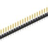 Pin header, 30 pole, pitch 2.54 mm, straight, black, SLLP111230S