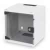 Wall enclosure, 19", 6 U, (H x W x D) 330 x 312 x 300 mm, IP20, sheet steel, light gray, DN-10-05U-1