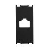 Maskownica ramka do gniazd internet ethernet KM35SB black 1M TEM KA21 do PD12 1831 KM35SB-U