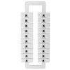 Oznacznik Do Złączek (Euro) 2,5-70Mm2 /W/ Biały 43192 /1 Blister=20 Szt/