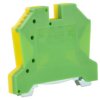 Złączka na szynę TH35 6mm2 zielono-żółta PE