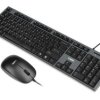 Zestaw klawiatura + mysz IBOX IKMS606 (USB 2.0 (US) kolor czarny optyczna 800 DPI)