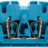 Through terminal block, spring balancer connection, 0.5-2.5 mm², 4 pole, 24 A, 8 kV, blue, 1704550000