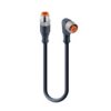 Kabel Połączeniowy M12 3-Pinowe Męskie Proste Żeńskie Kątowe Rst 3-Rkwt...