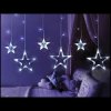 Lampki choinkowe 138 LED kurtyna gwiazdki zimne białe program / Lx ML48Z
