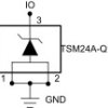 Automotive, 24-V, unidirectional, TVS surge-protection diode