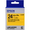 Epson C53S656005 Label Cartridge Pastel LK-6YBP Black/Yellow 24mm (9m)