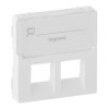 VALENA LIFE Plakietka z etykietą gniazda 2 x RJ45 biała 755480 LEGRAND