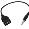 Przewód USB - Mini jack 3.5mm - Adapter, przejściówka - OTG Host