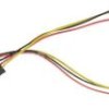 KABEL R-2,54mm GNIAZDO 3xPIN NA GNIAZDO 3xPIN R=2.0MM 40CM DO PŁYTEK STYKOWYCH (PLKAB121)