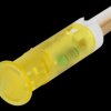 QS81XXHY220 Indicator LED, 220 V AC, 8 mm, FASTON, yellow