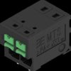 2913600000 Signal terminal, SNAP IN with control button, 2-pin, 90°