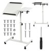 Mobilne biurko/stand na laptop Maclean, białe, regulacja wysokośc 59-89cm, max. 30kg , MC-121 W