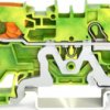 3-wire protective earth terminal, spring-clamp connection, 0.5-6.0 mm², 1 pole, green-yellow, 2104-1307