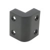 Narożnik plastikowy 3x4cm czarny, typ 8