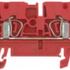 Through terminal block, spring balancer connection, 0.5-4.0 mm², 4 pole, 24 A, 8 kV, red, 1683420000
