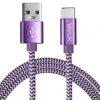 KABEL USB - USB-C FIOLETOWY 1,5M VA0146