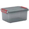 KIS 237490 Storage Box Stackable 390x180x290mm Smoke Grey Translucent
