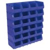 Sealey TPS324B Plastic Storage Bin 148 x 240 x 128mm - Blue Pack of 24