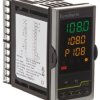 Regulator temperatury PID panelowy Eurotherm Uz: 24 V AC/DC wyjście Logika, przekaźnik 3-wyjściowy 48 x 96mm 0 →