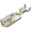 Uninsulated flat plug sleeve, 6.35 x 0.81 mm, 0.82 to 2.08 mm², AWG 16 to 14, steel, nickel-plated, 2238104-1