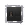 SIMON 54 Gniazdo HDMI czarny (moduł) DGHDMI.01/49 KONTAKT SIMON